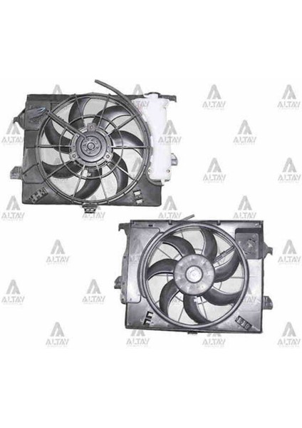 253801R000 253801R000 Radyatör Fanı Komple Klimasız Accent Blue Rio 11- Uyumlu