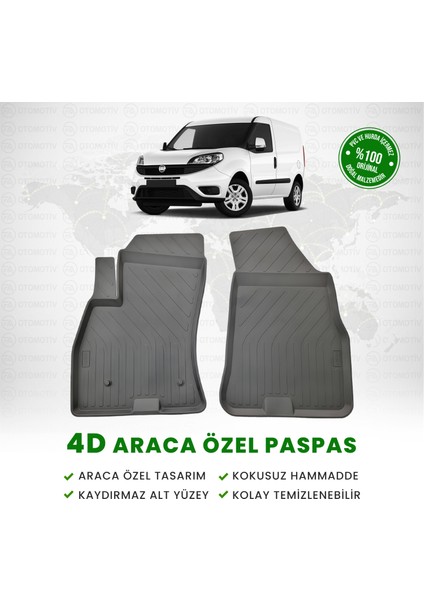 Fa Otomotiv Fiat Doblo Panelvan 4d Havuzlu Paspas (Ön 2 Parça) 2016 – 2023 Model