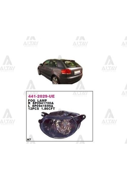 4412029RUE 4412029RUE Sis Farı Sağ A3 Q7