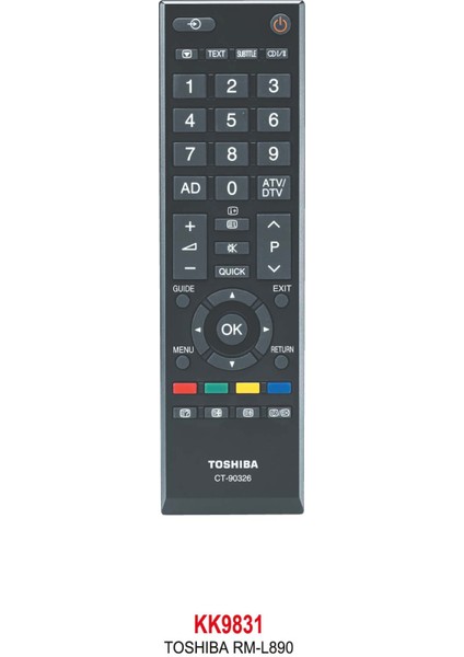 Toshıba RM-L890 LCD Kumanda