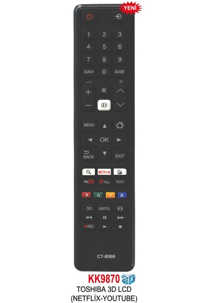3D LCD CT-8053 KUMANDA