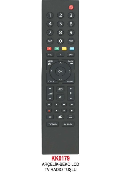 -Beko LCD Tv Radıo Tuşlu Kumanda