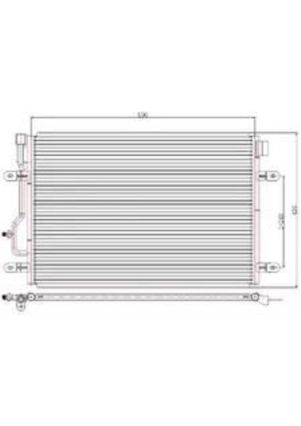 CHY130016 CHY130016 Klima Kondenseri Getz 1.5 Crdı 02 550X350X16