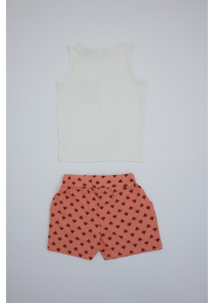 Çocuk Karpuz Baskılı Atlet Şort Takım modelleri