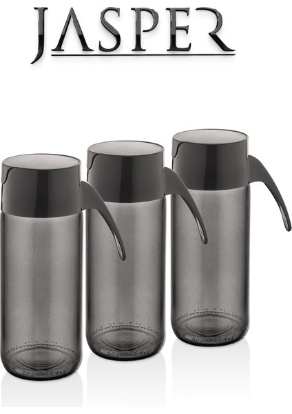 JPR-0124 2'li Cam Yağdanlık 500 ml Yağ Sirke Sürahisi Sirkelik modelleri