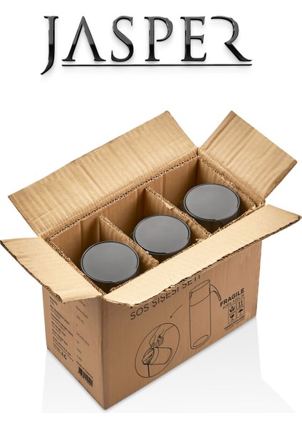 JPR-0124 2'li Cam Yağdanlık 500 ml Yağ Sirke Sürahisi Sirkelik indirimleri