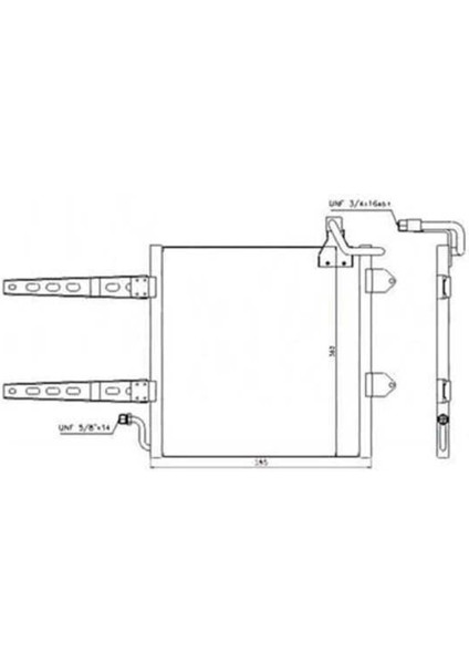 CVW150016 CVW150016 Klima Kondenseri Polo 1.4i-1.6i-1.9d 94 Oto.-Mek.