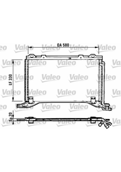 816949 816949 Kondenser Mercedes E W210