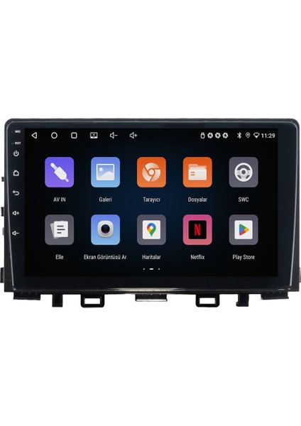 Kia Stonic (2020-2024) Android 14 Multimedya Carplay 10 Inch 4 GB Ram / 64 GB Hafıza CRV-4317XR