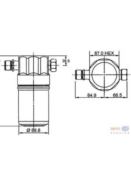 AD36000S AD36000S Klima Tüpü A4 Passat 1.6 1.8t 1.9 Tdı 2.0 2.3 Vr5 2.8 V6 97-00 (ENO:8FT351192041)