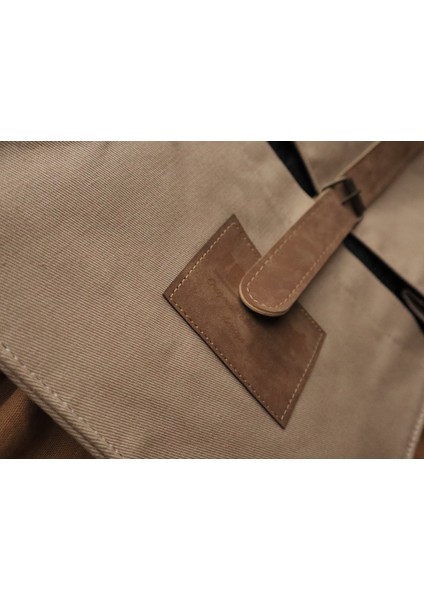 Doğal Jaglon Detaylara Sahip Sırt Çantası