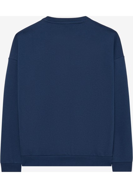 M Essential Crew Neck Sweatshirt Erkek Lacivert S242113-410 fiyatları