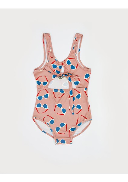 Genç Kız UV Korumalı Hızlı Kuruyan Askılı Desenli Mayo_RG3294 modelleri