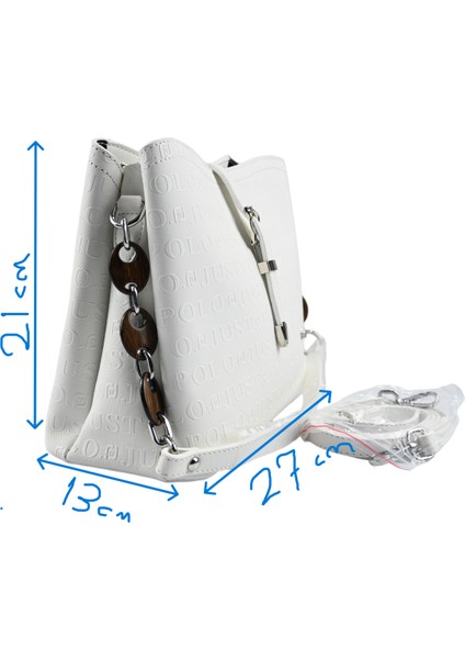 Kabartma Yazı Baskılı Şık ve Kullanışlı Dört Gözlü Hem Omuz Hem Çapraz Askılı Saglam Orijinal Just&polo Çapraz Çanta fırsatları