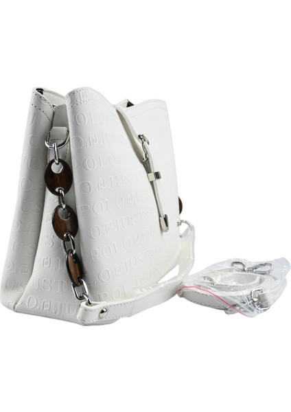 Kabartma Yazı Baskılı Şık ve Kullanışlı Dört Gözlü Hem Omuz Hem Çapraz Askılı Saglam Orijinal Just&polo Çapraz Çanta indirimleri