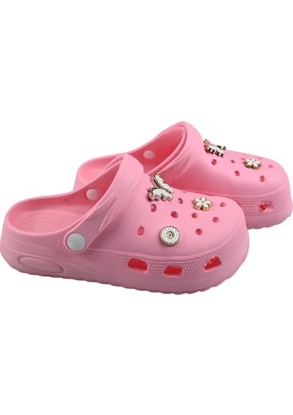 Taşlı Süslü Kelebekli Hafif Rahat Sandalet Çocuk Crocs Terlik fiyatları