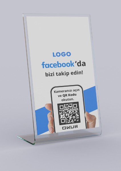 [L Stand] Facebook Yorum Kartı Qr Destekli Kart