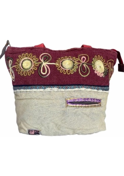 Eva Bag Store Kc Eva Bag Omuz Çantası 4005 Patchwork Omuz Çantası