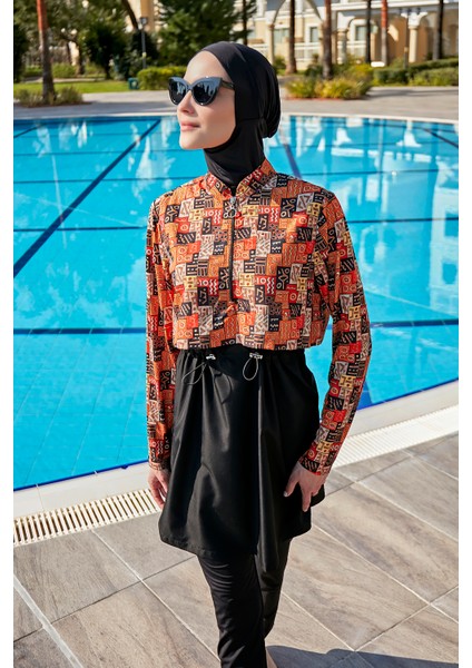 Remsa Paraşüt Önü Kapaklı Tam Kapalı Tesettür Mayo R110 Sembol fiyatları