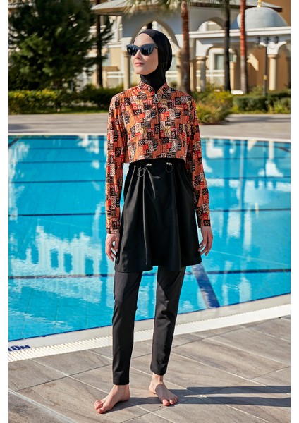 Remsa Paraşüt Önü Kapaklı Tam Kapalı Tesettür Mayo R110 Sembol modelleri