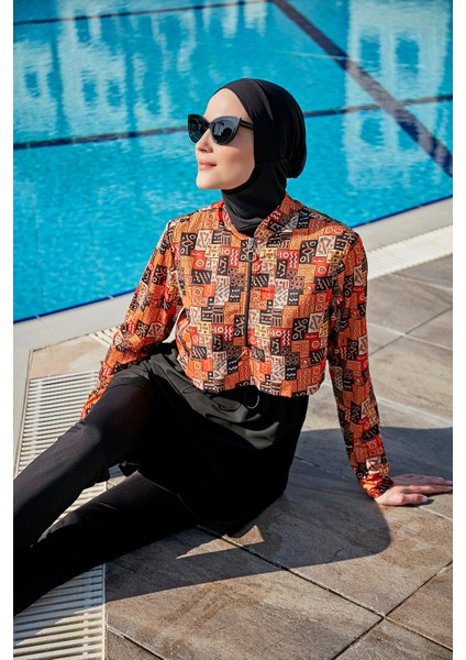 Remsa Paraşüt Önü Kapaklı Tam Kapalı Tesettür Mayo R110 Sembol fırsatları