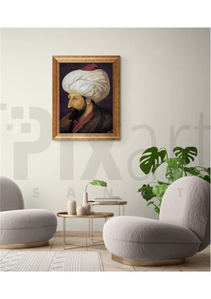 Fatih Sultan Mehmet PixArt Sanat Elmas Mozaik Diamond Türkiye 45*60