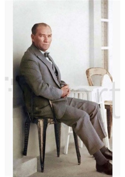 Atatürk Balkonda PixArt Sanat Elmas Mozaik Diamond Türkiye 40*60