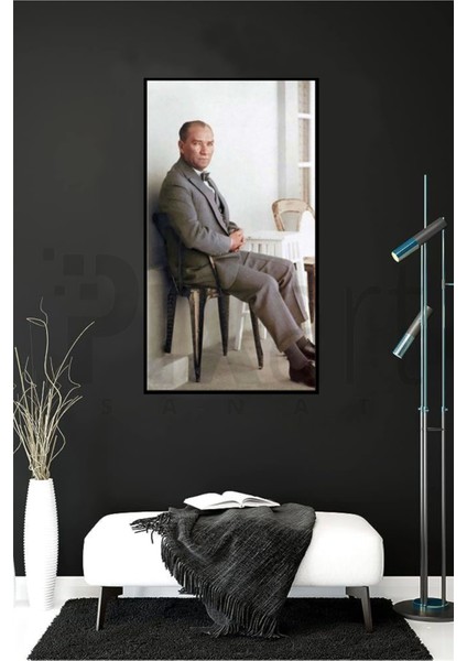 Atatürk Balkonda PixArt Sanat Elmas Mozaik Diamond Türkiye 40*60