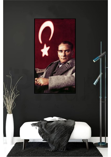 Atatürk ve Bayrak PixArt Sanat Elmas Mozaik Diamond Türkiye 40*60