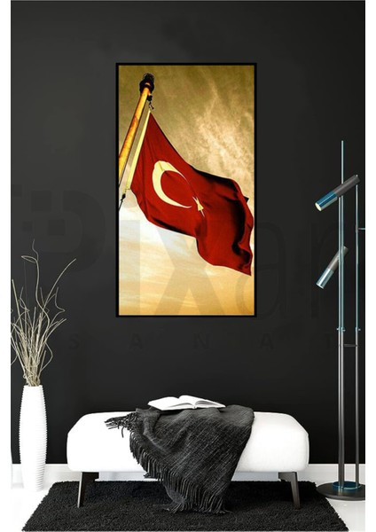 Dalgalanan Türk Bayrağı PixArt Sanat Elmas Mozaik Diamond Türkiye 40*60