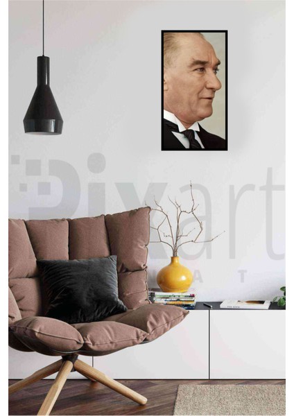 Mustafa Kemal Paşa PixArt Sanat Elmas Mozaik Tablo Diamond Türkiye 40*60