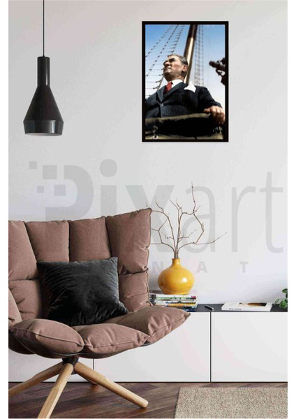 Mustafa Kemal Atatürk Denizde PixArt Sanat Elmas Mozaik Tablo Diamond Türkiye 40*60 fiyatları