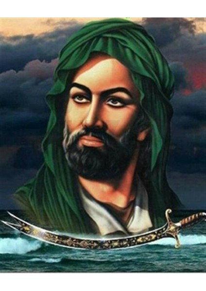Hazreti Ali Pixart Sanat Elmas Mozaik Tablo Diamond Türkiye 41*51