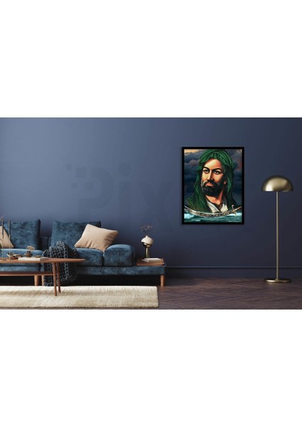 Hazreti Ali Pixart Sanat Elmas Mozaik Tablo Diamond Türkiye 41*51 fiyatları