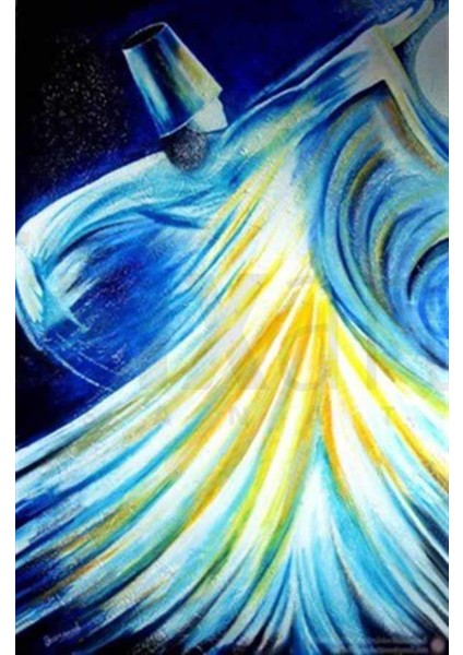 Semazen Elmas Pixart Sanat Elmas Mozaik Tablo Diamond Türkiye 46*69
