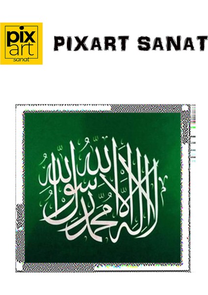 Kelime-I Tevhid Pixart Sanat Elmas Mozaik Tablo Diamond Türkiye 51*51 fırsatları
