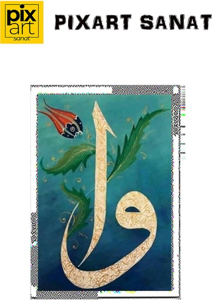 Elif Vav Pixart Sanat Elmas Mozaik Tablo Diamond Türkiye 53*79 fırsatları