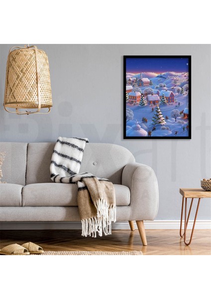 Masal Köyü Pixart Sanat Elmas Mozaik Tablo Diamond Türkiye 45 x 55 cm modelleri