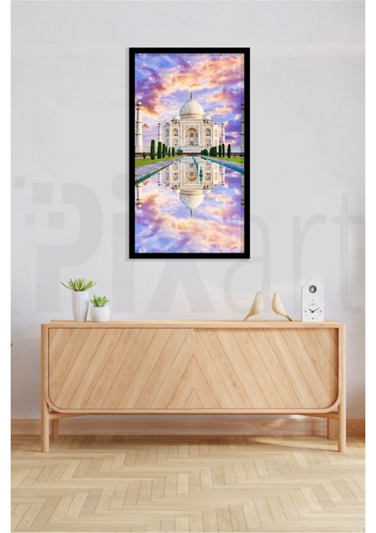 Tac Mahal Pixart Sanat Elmas Mozaik Tablo Diamond Türkiye 41 x 74 cm fiyatları