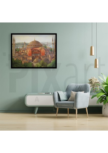 Ayasofya Camii Pixart Sanat Elmas Mozaik Tablo Diamond Türkiye 70 x 55 cm