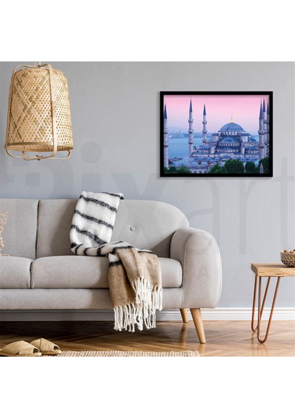 Istanbul Camii Pixart Sanat Elmas Mozaik Tablo Diamond Türkiye 74 x 56 cm fiyatları