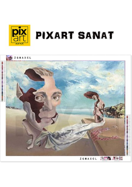 James Gleeson Alışkanlığın Yıpratıcı Kıyılarında Yaşıyoruz PixArt Sanat Elmas Mozaik Tablo Diamond Türkiye 58*51 fırsatları