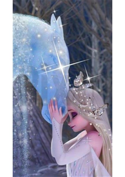 Frozen PixArt Sanat Elmas Mozaik Tablo Diamond Türkiye 41*71