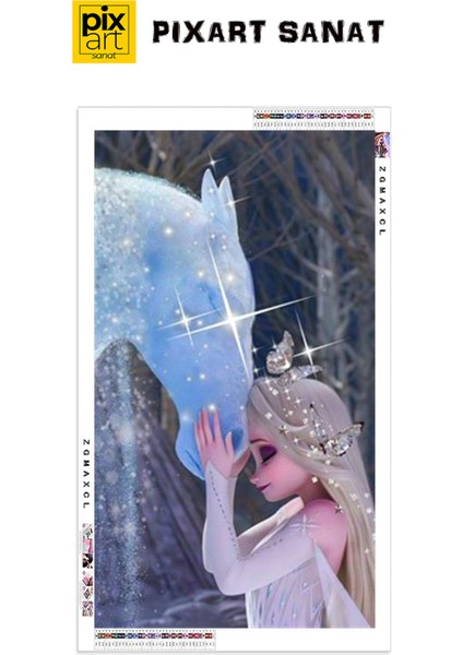 Frozen PixArt Sanat Elmas Mozaik Tablo Diamond Türkiye 41*71