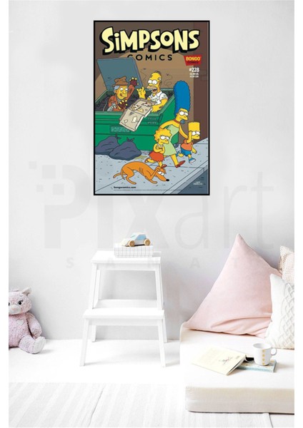 Simpsons PixArt Sanat Elmas Mozaik Tablo Diamond Türkiye 48*60
