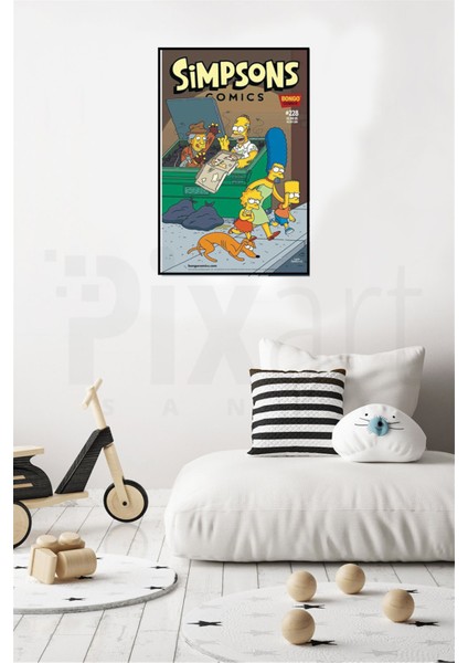 Simpsons PixArt Sanat Elmas Mozaik Tablo Diamond Türkiye 48*60