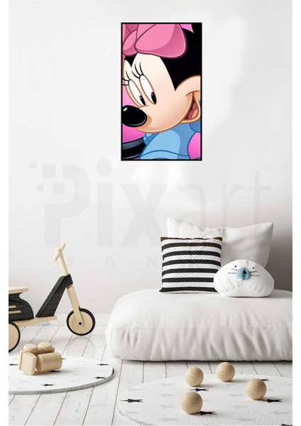 Mickey Mouse PixArt Sanat Elmas Mozaik Tablo Diamond Türkiye 33*61