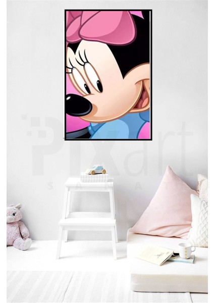 Mickey Mouse PixArt Sanat Elmas Mozaik Tablo Diamond Türkiye 33*61