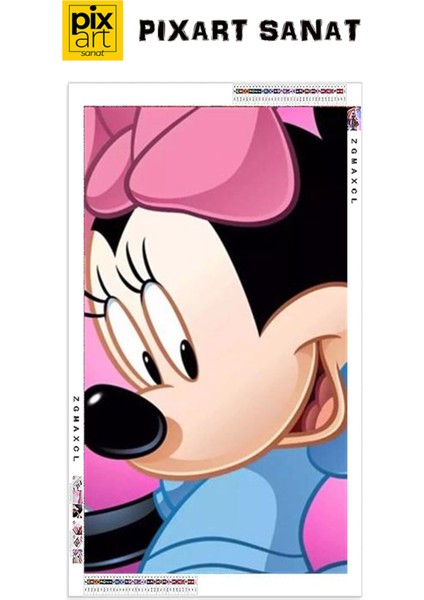 Mickey Mouse PixArt Sanat Elmas Mozaik Tablo Diamond Türkiye 33*61