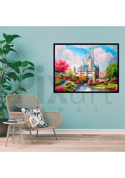 Disney Şato PixArt Sanat Elmas Mozaik Tablo Diamond Türkiye 61*61